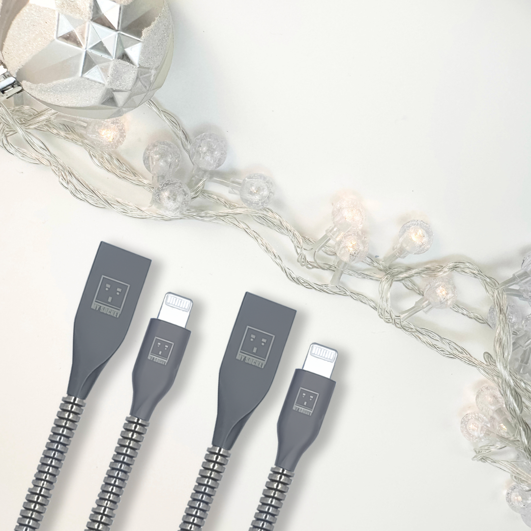 (買一送一優惠) MY SOCKET USB-A至Lightning充電線 (1.2米)