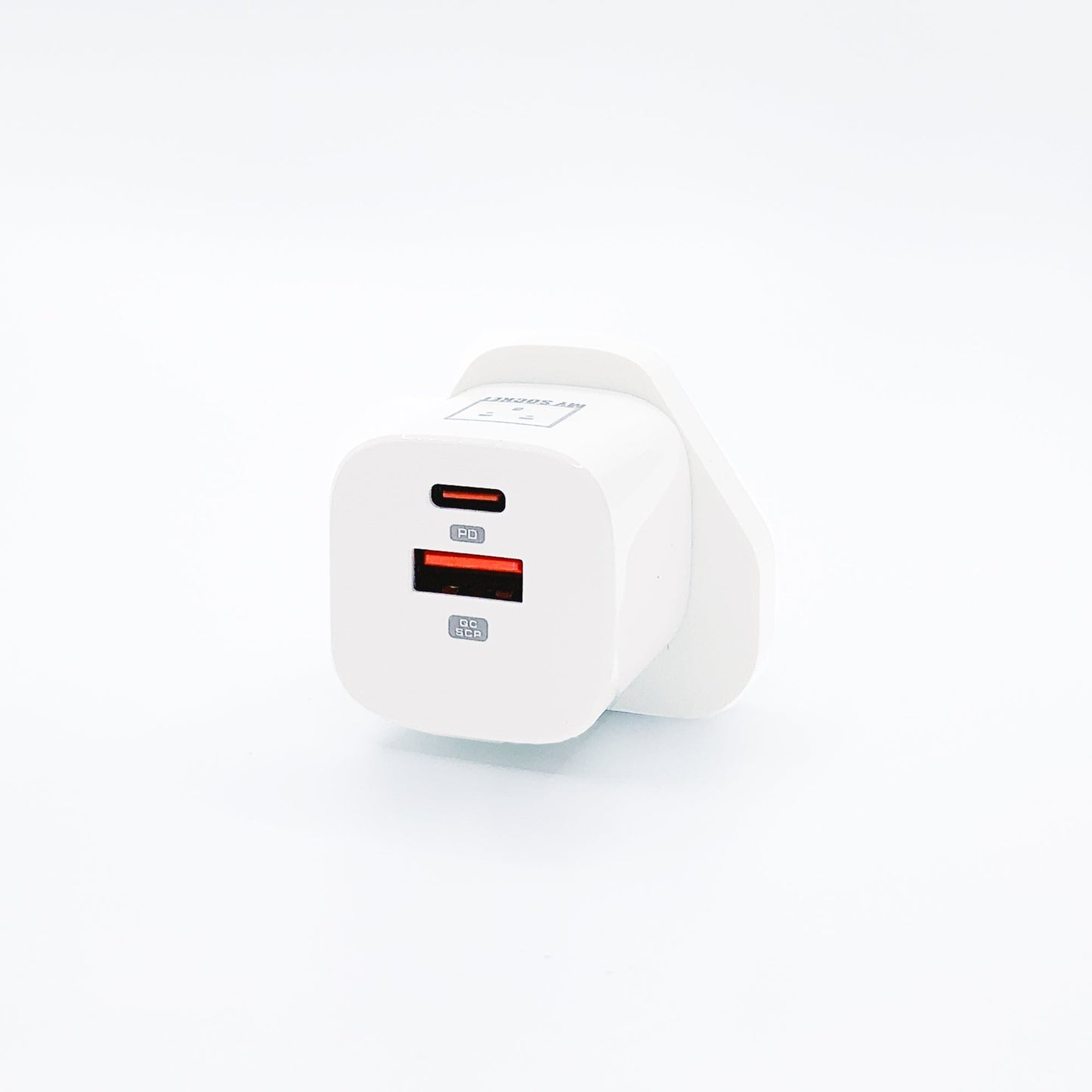 (買一送一優惠) MY SOCKET 20W 雙USB迷你快速充電器