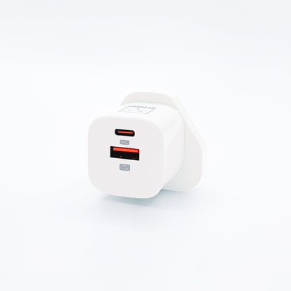(買一送一優惠) MY SOCKET 20W 雙USB迷你快速充電器